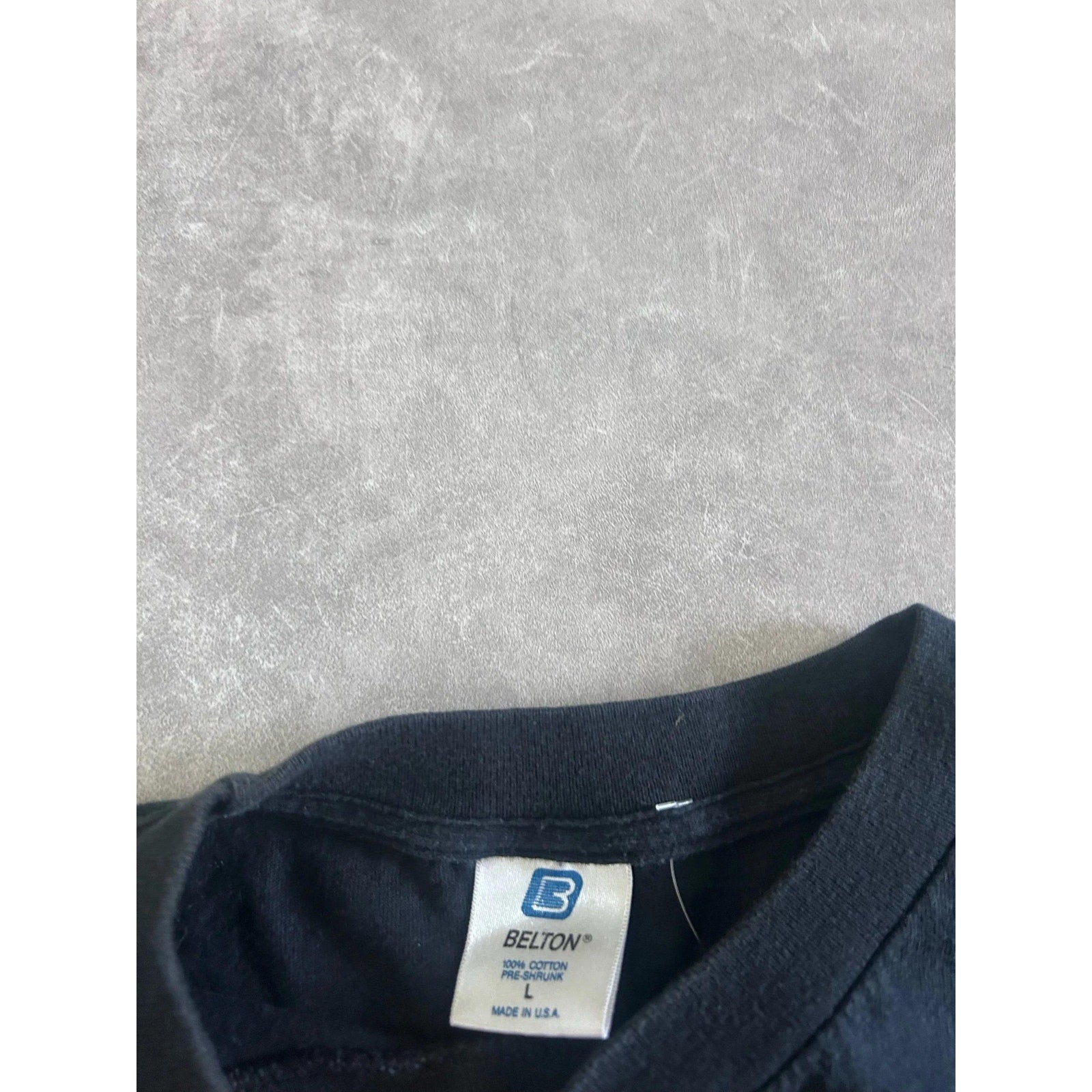 90s Vintage Penn State Nittany Lions Black Wrap Around T Shirt Size L - | Martin City Vintage