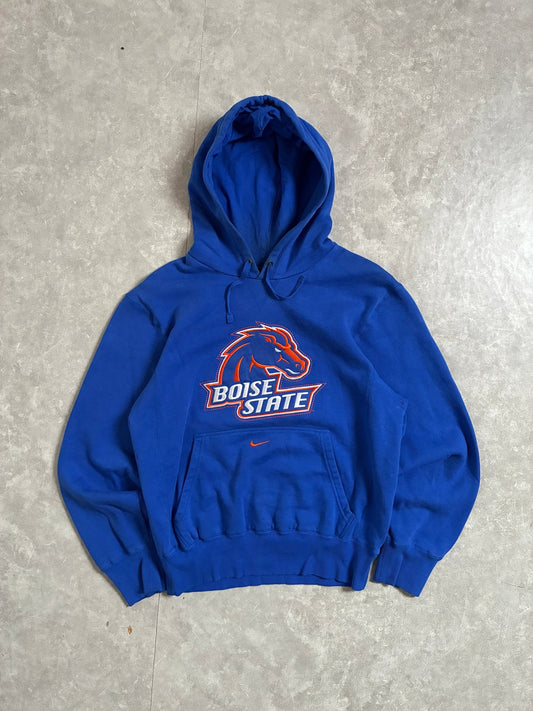 2000s Vintage Boise State Broncos Nike Pocket Swoosh Blue Hoodie -S - S | Martin City Vintage