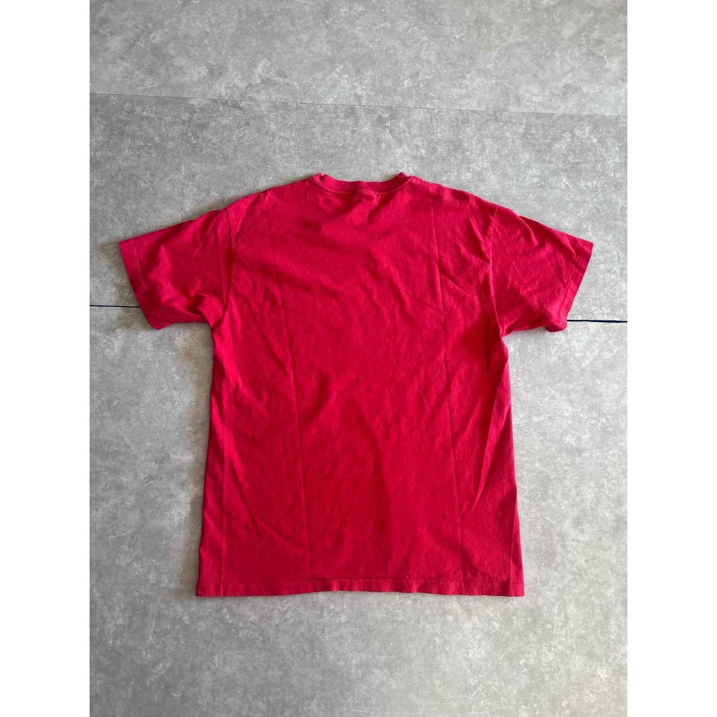 90s Vintage Kansas City Chiefs Abstract Red T Shirt Size L - | Martin City Vintage