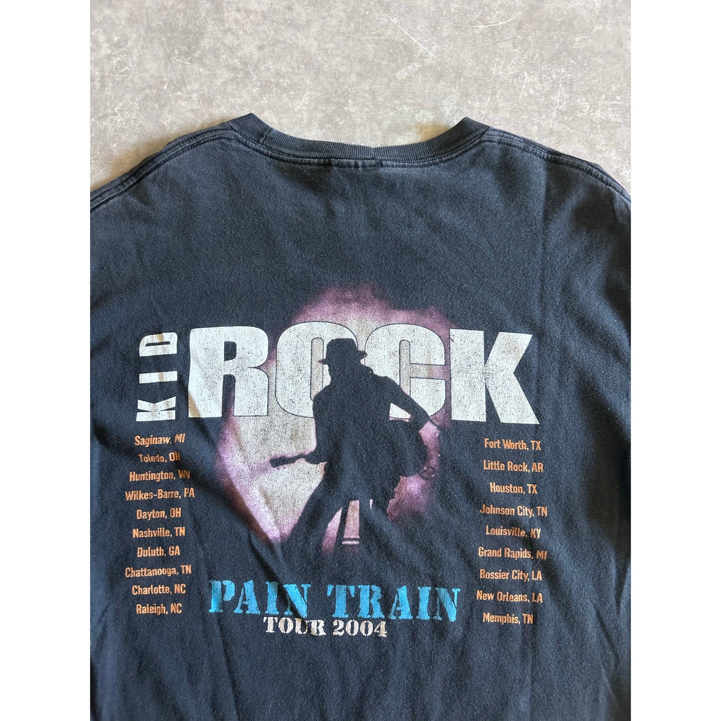 2000s Vintage Kid Rock Black Band T Shirt Size L - | Martin City Vintage