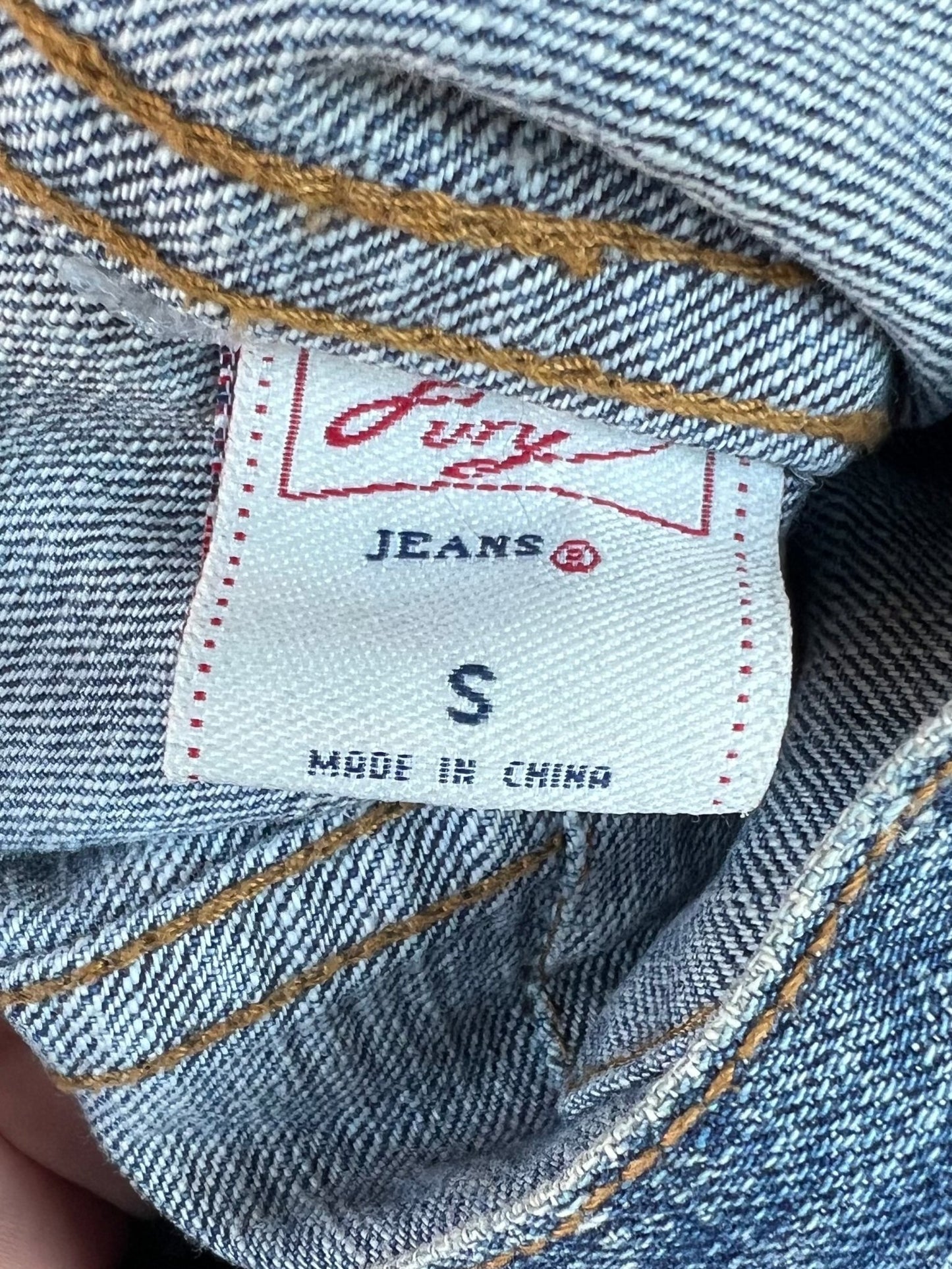90s Vintage Denim Embellished Jacket - S - S | Martin City Vintage