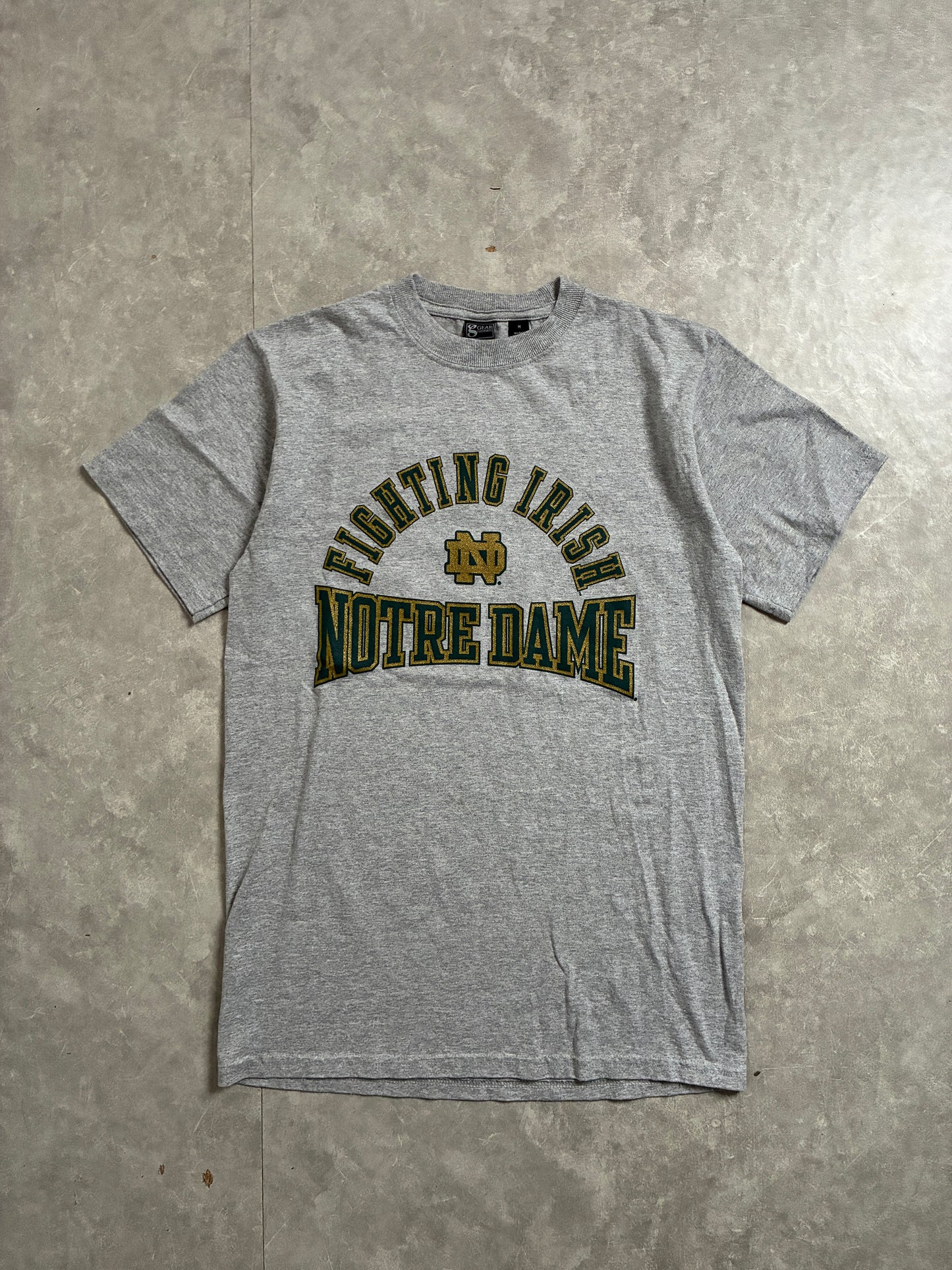 2000s Vintage Notre Dame Grey T-Shirt -M