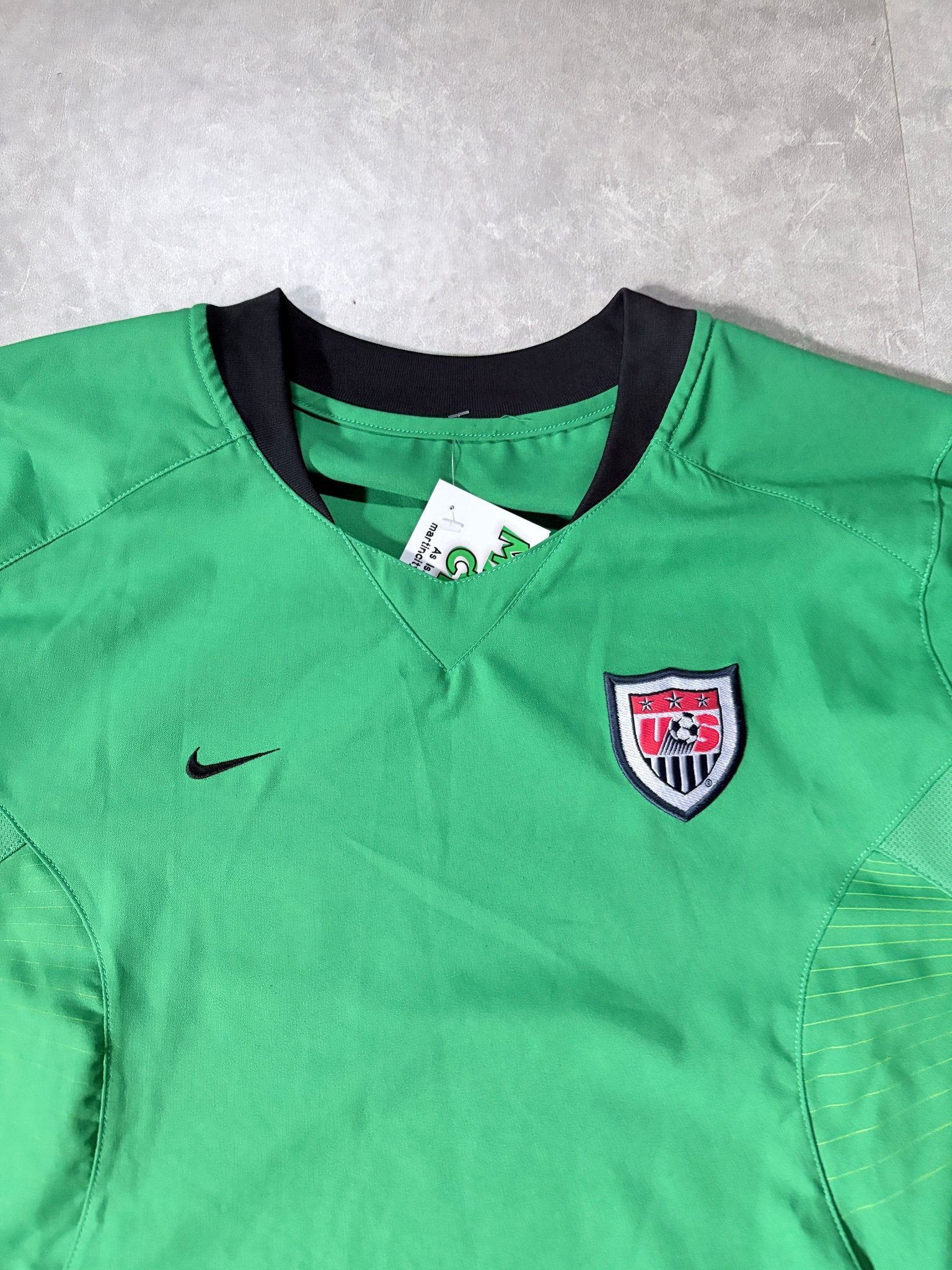 2004 Vintage USA Soccer Goalkeeper Green Kit -L - L | Martin City Vintage