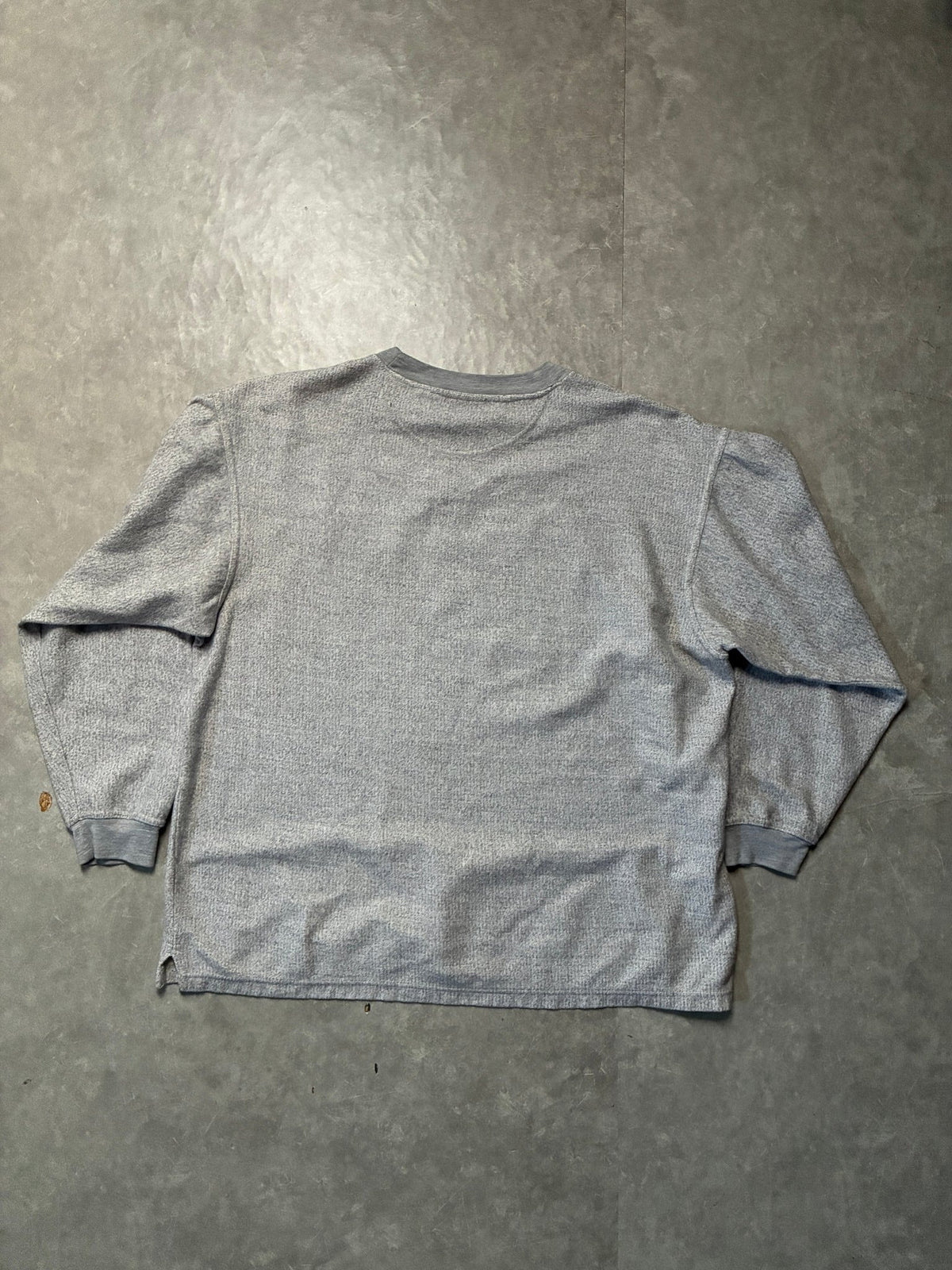 90s Vintage Kansas City Chiefs Minimal Grey Crewneck -XL - XL | Martin City Vintage
