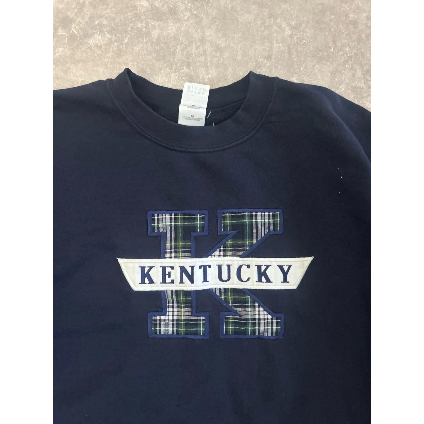 90s Vintage Kentucky Wildcats Navy Crewneck Size XL - | Martin City Vintage