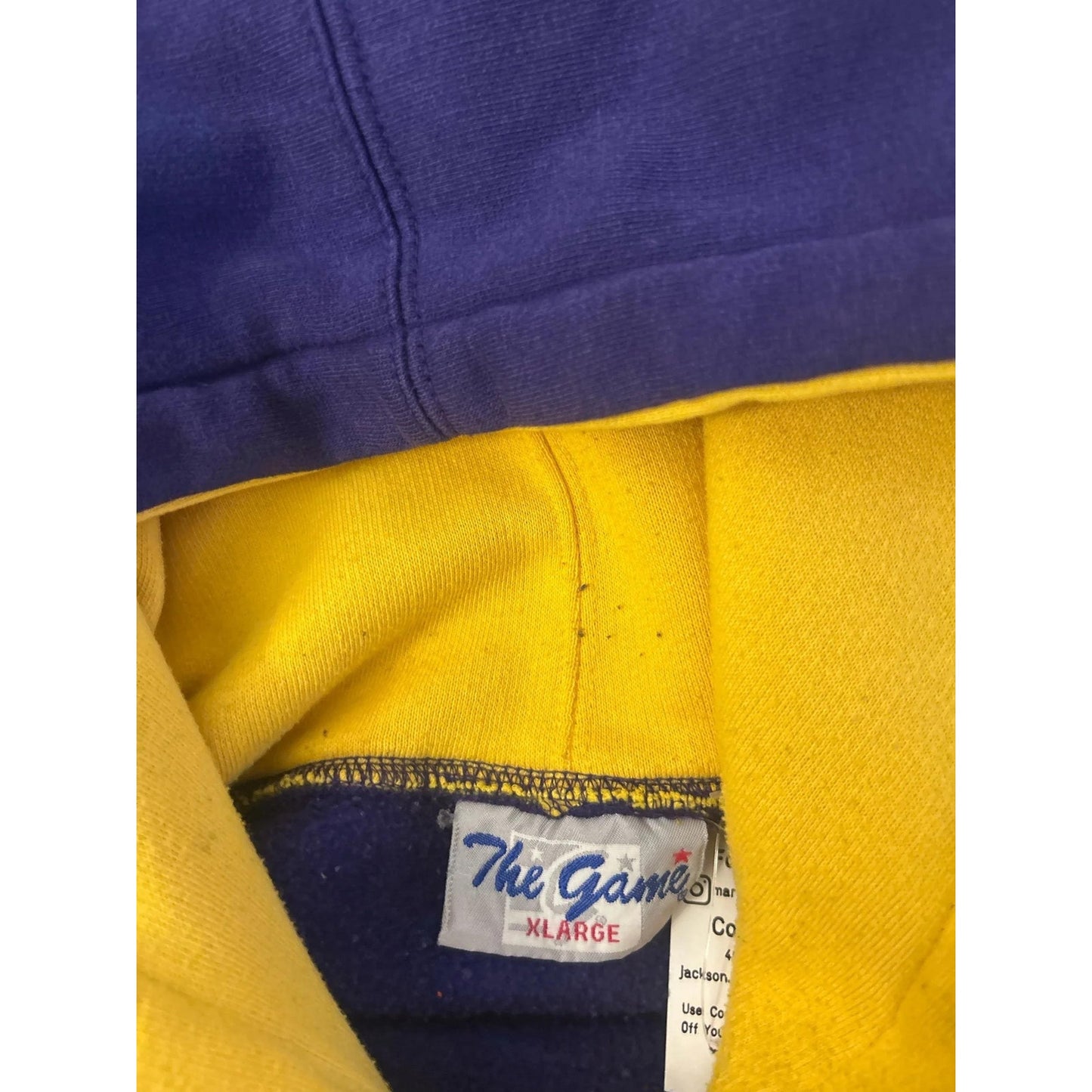 90s Vintage Louisiana State Purple Hoodie Size XL - | Martin City Vintage