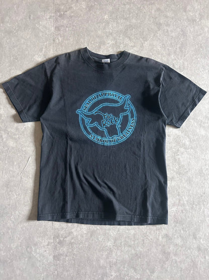 90s Vintage The Rock WWE Wrestling Black T Shirt Size L - L | Martin City Vintage