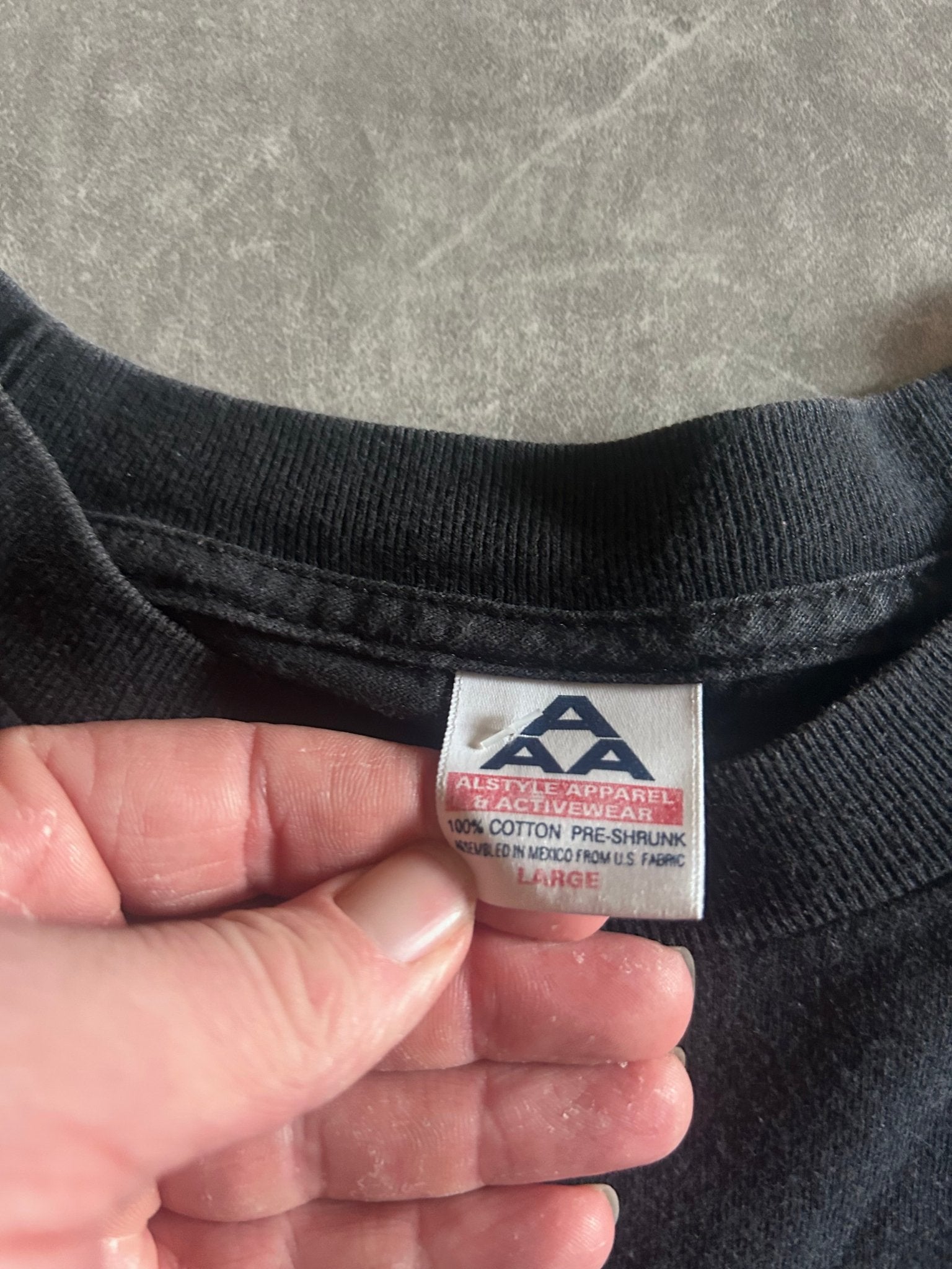 90s Vintage The Rock WWE Wrestling Black T Shirt Size L - L | Martin City Vintage