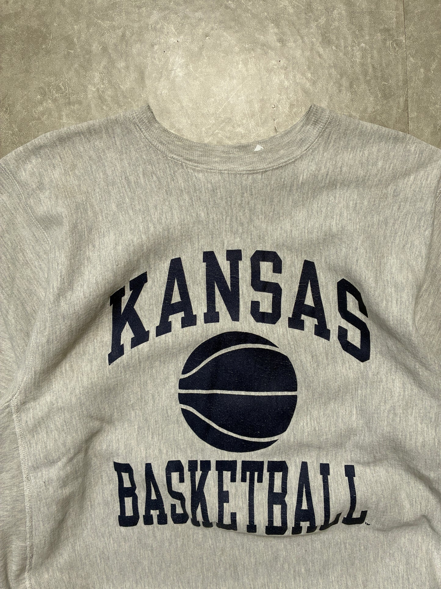 90s Vintage Kansas Jayhawks Basketball Champion Reverse Weave -XXL