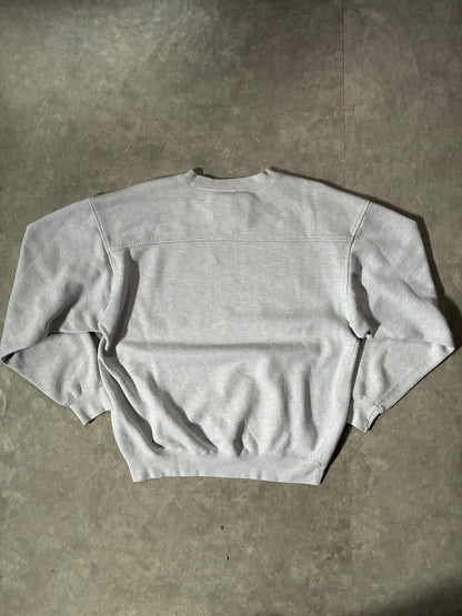 90s Vintage Kansas State Wildcats Heather Grey Crewneck -M - M | Martin City Vintage