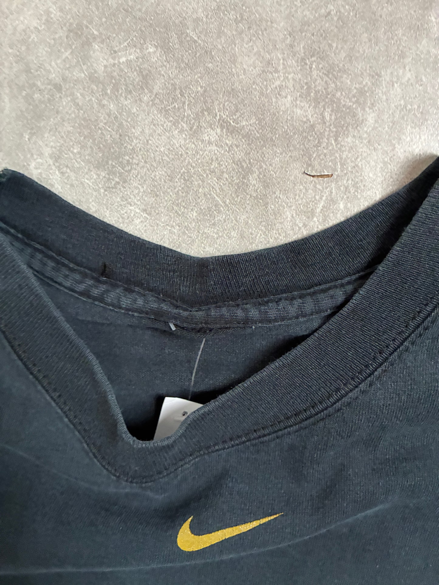 2000s Vintage Mizzou Tigers Center Swoosh Black T-Shirt -XL