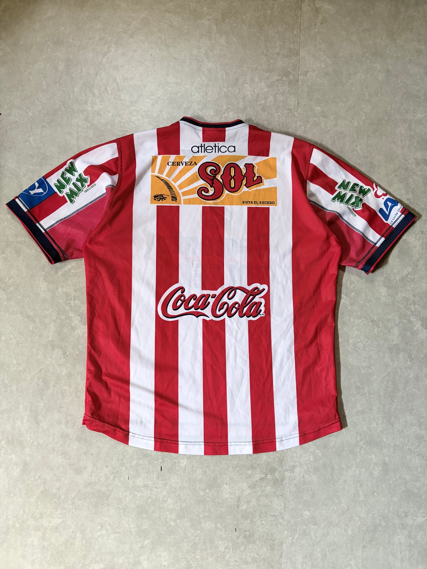 2005 Vintage Chivas Guadalajara Atletica Red Kit -XXL