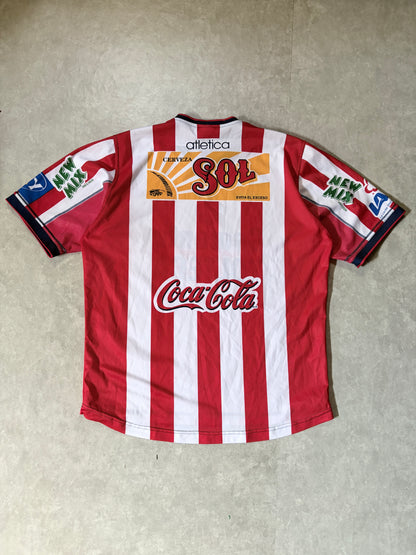 2005 Vintage Chivas Guadalajara Atletica Red Kit -XXL