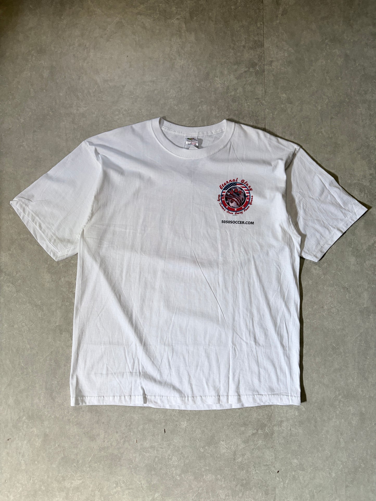 2006 Vintage USA Soccer White T Shirt -XL