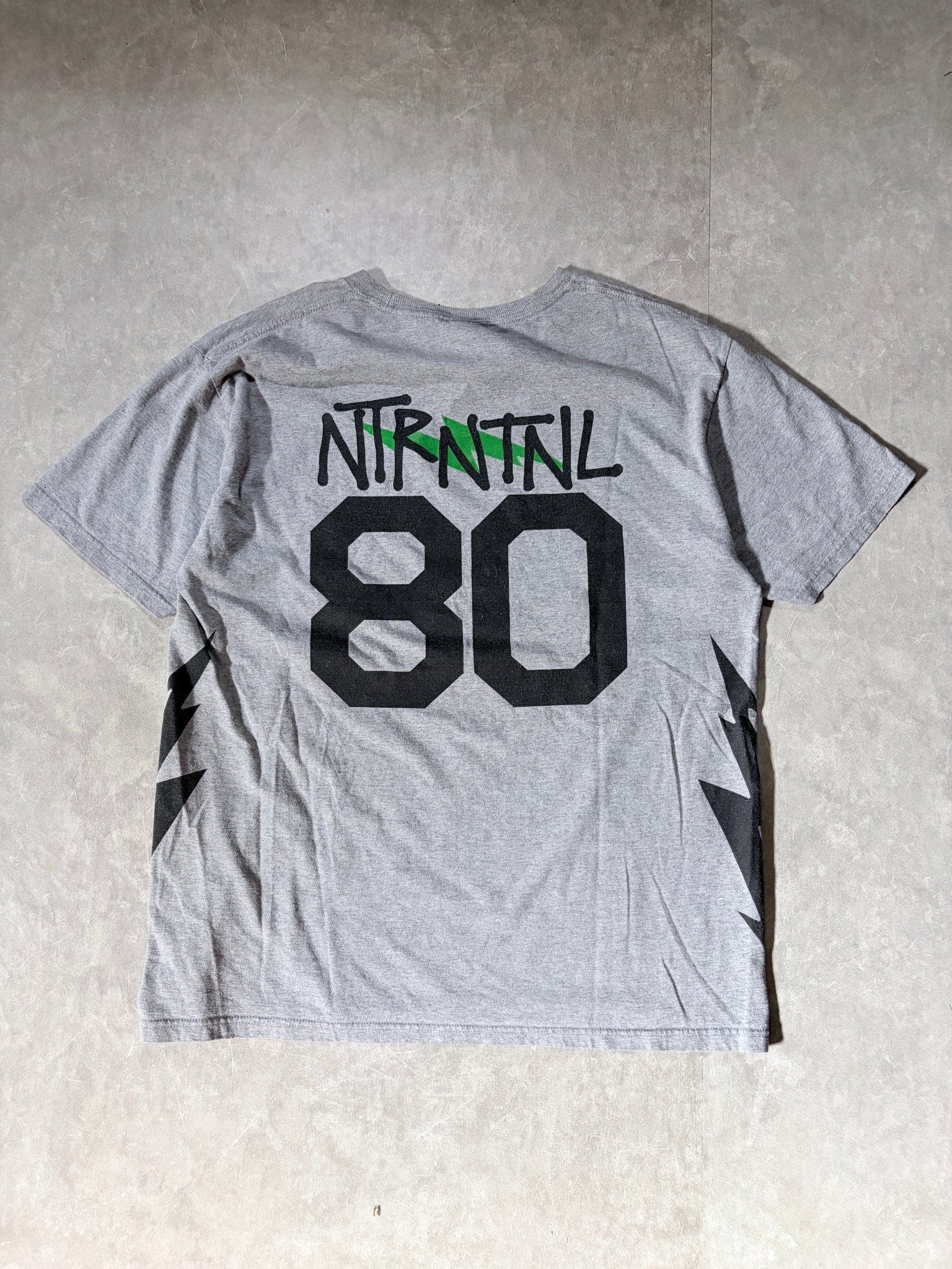 Stussy Soccer Grey T Shirt -L - L | Martin City Vintage