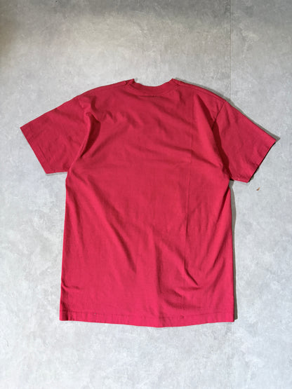 90s Vintage Soviet Union Soccer Red T Shirt -L