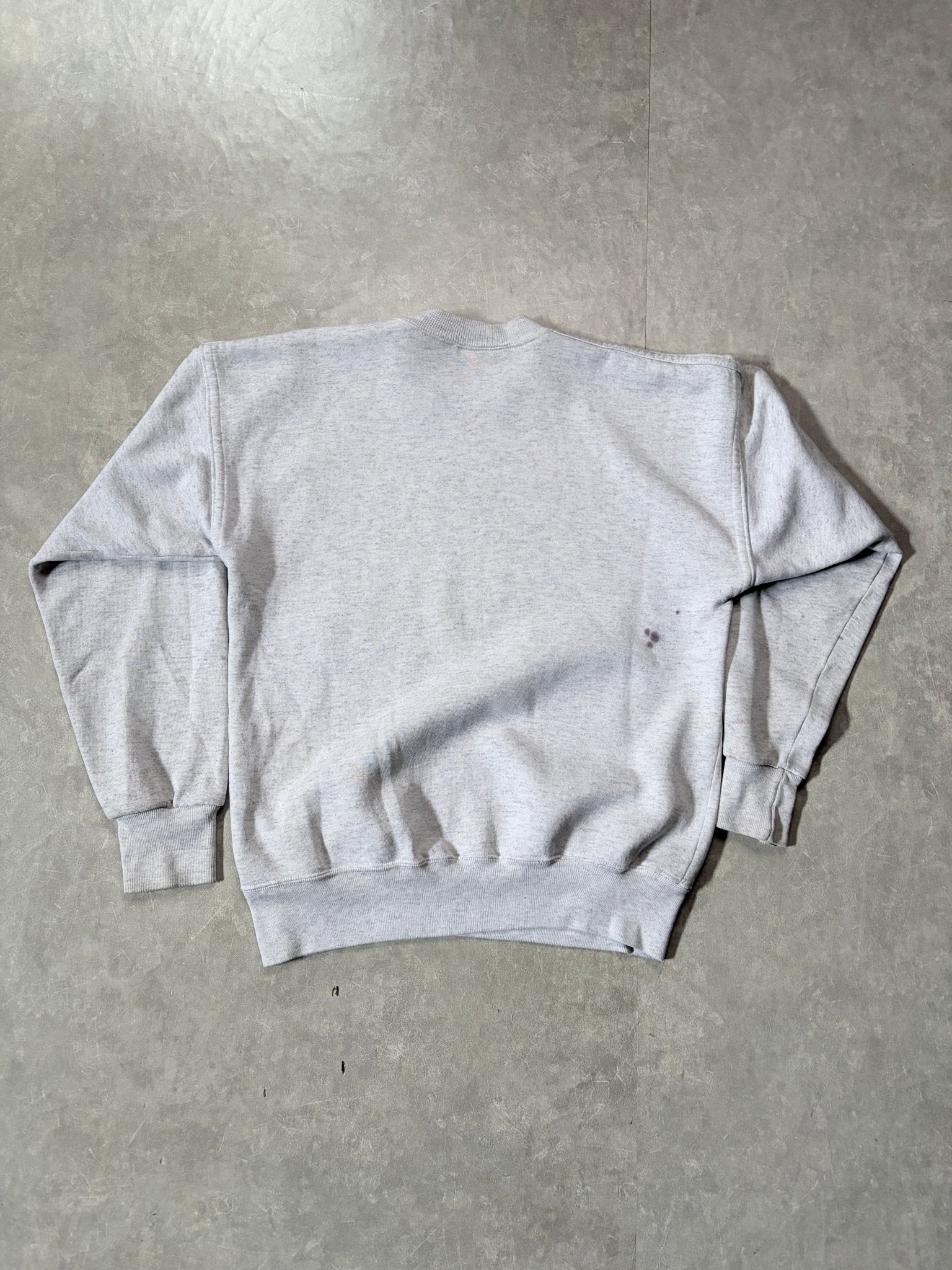 90s Vintage Georgetown Hoyas Crest Heather Grey Crewneck -M - M | Martin City Vintage
