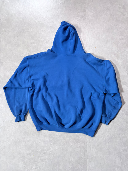90s Vintage Kansas Jayhawks Blue Hoodie -XXL