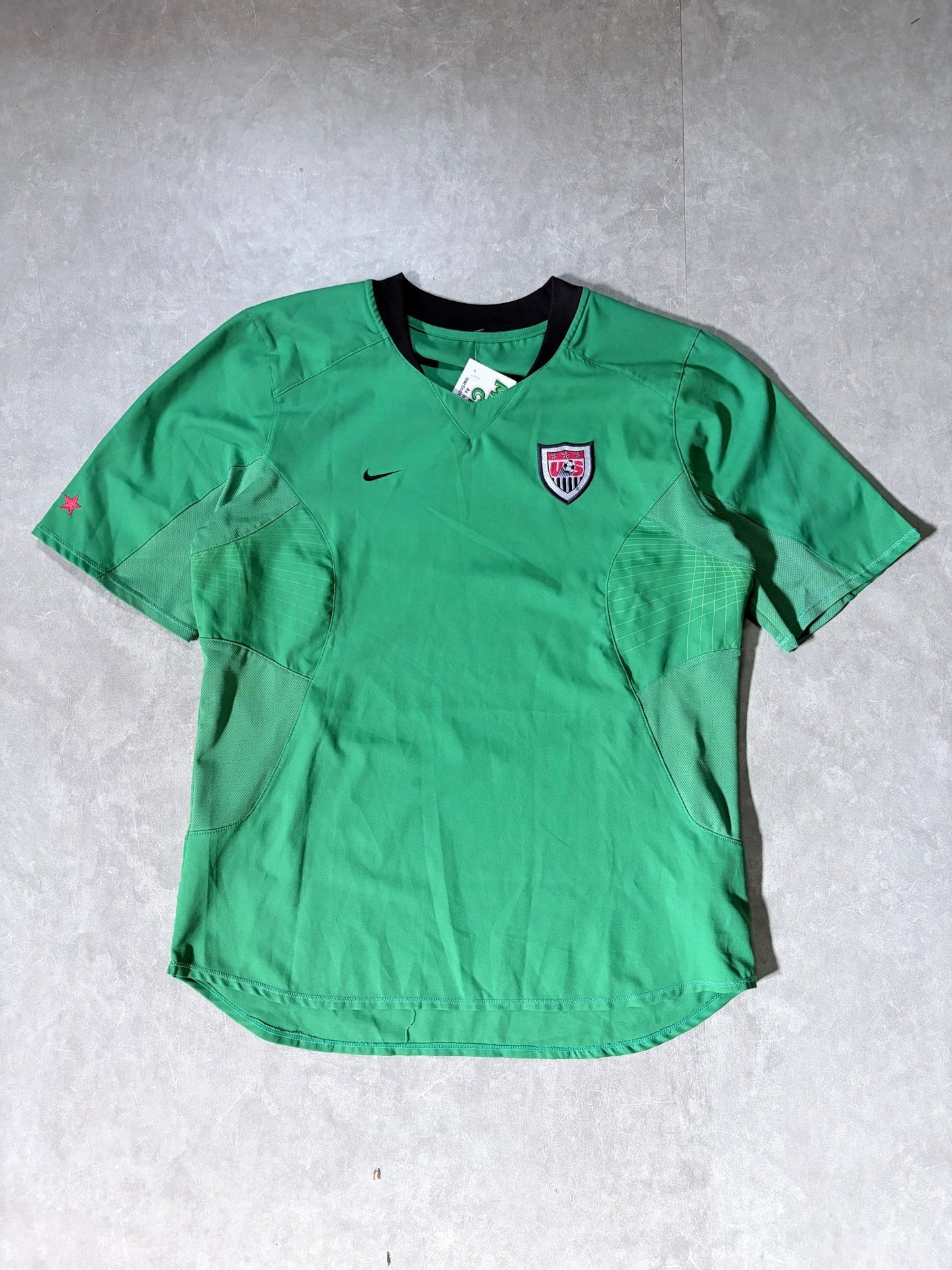 2004 Vintage USA Soccer Goalkeeper Green Kit -L - L | Martin City Vintage