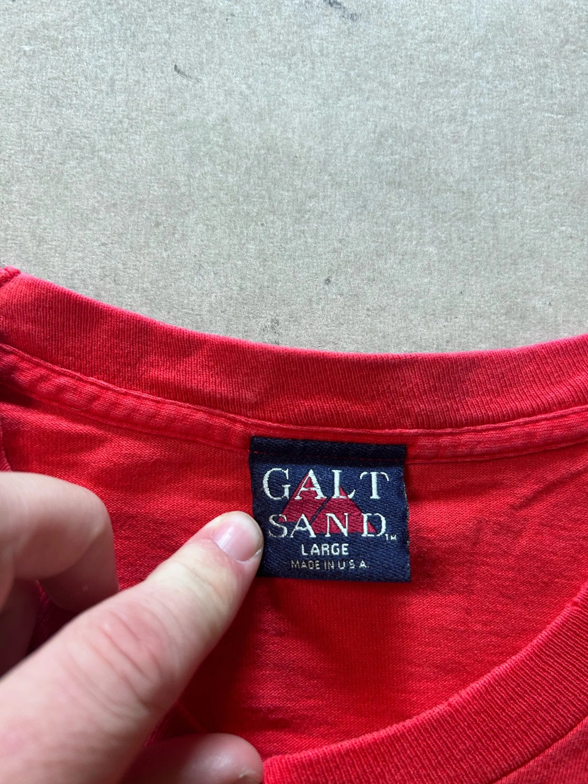 90s Vintage Kansas City Chiefs Faded Print Long Sleeve Red Shirt Size L - | Martin City Vintage