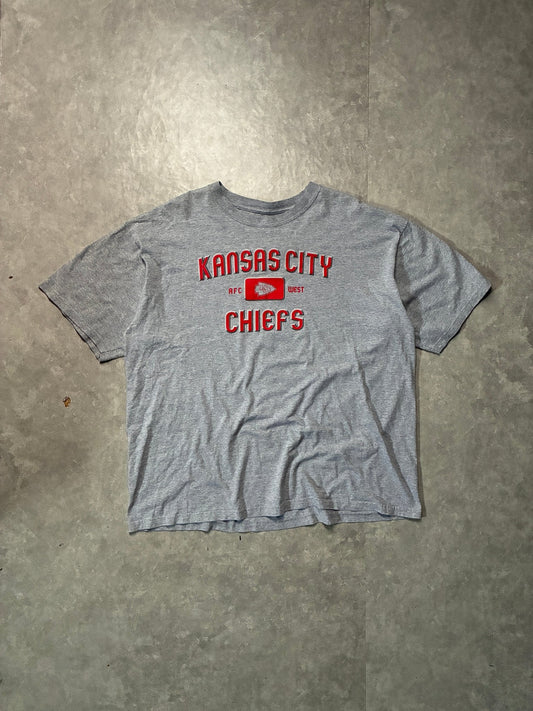 2000s Vintage Kansas City Chiefs Reebok Grey T-Shirt -XXL - XXL | Martin City Vintage