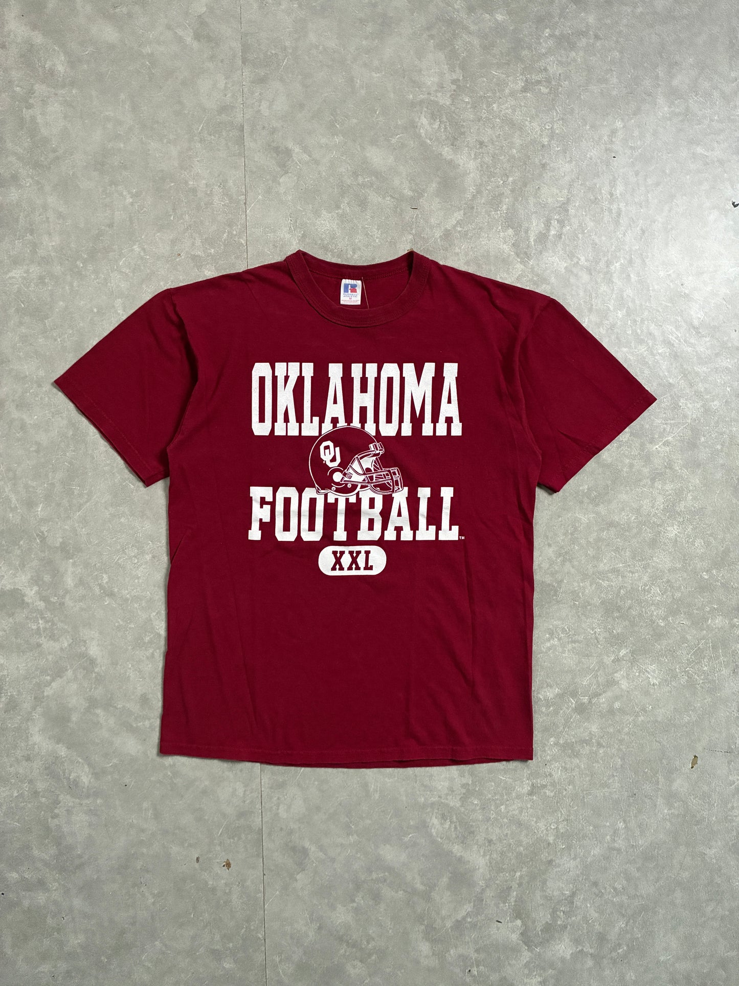 90s Vintage Oklahoma Sooners Football Red T-Shirt -M