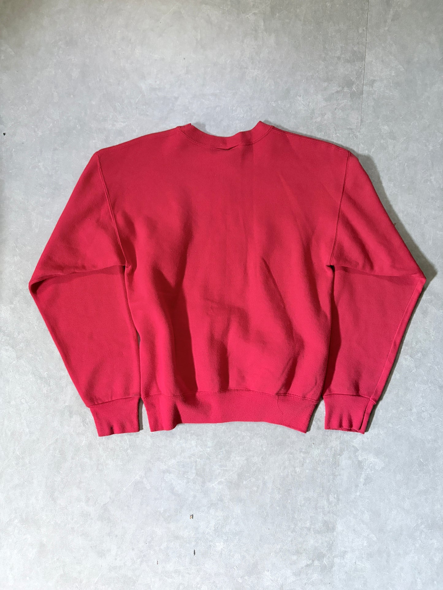 90s Vintage FIFA World Cup Italy Red Crewneck -M