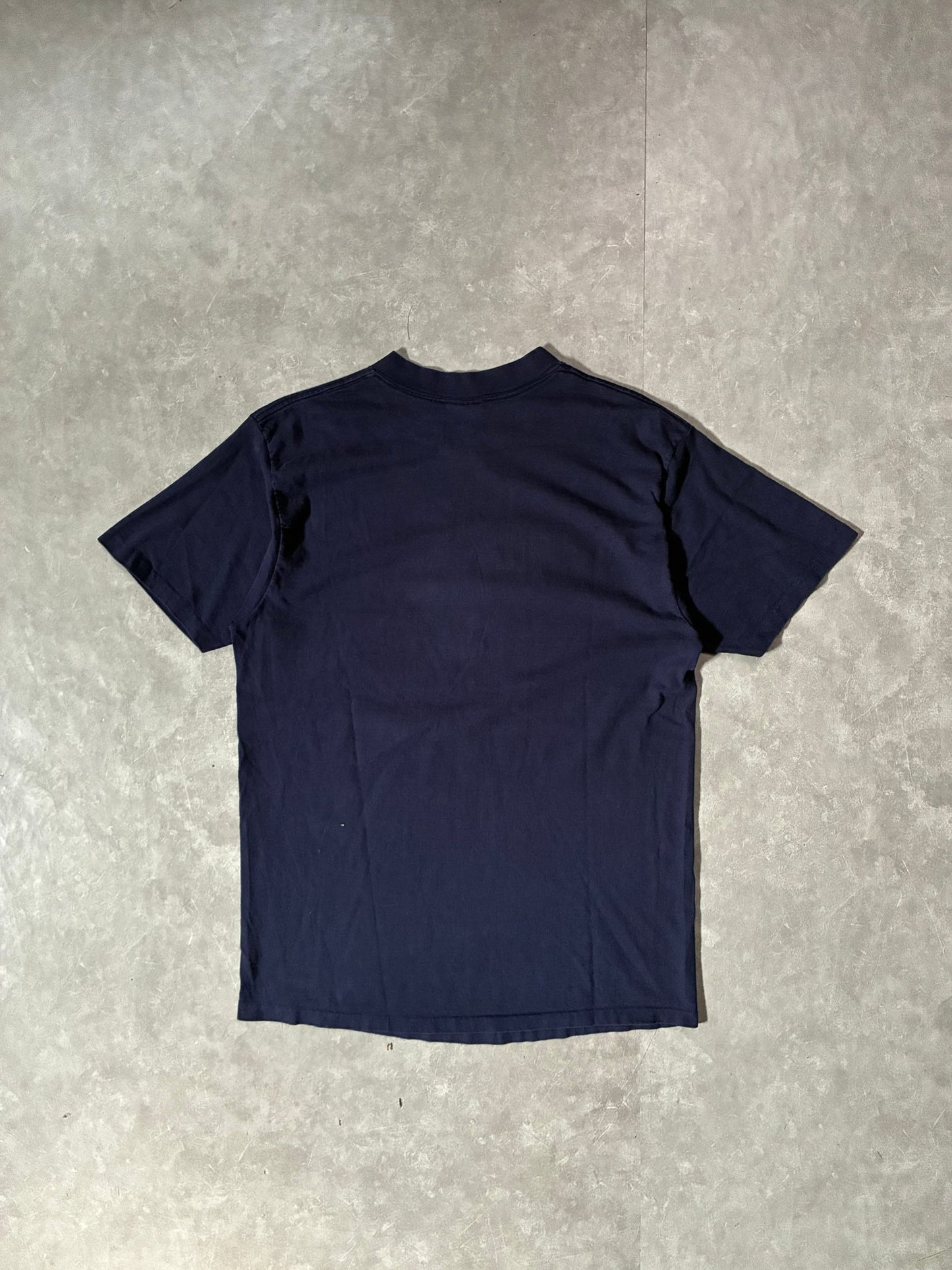 90s Vintage Notre Dame Locker Room Navy T-Shirt -XL - XL | Martin City Vintage