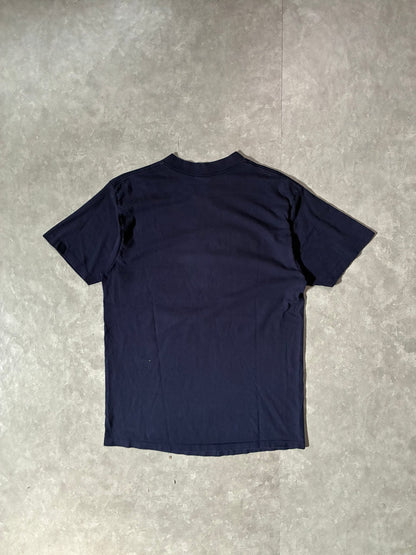 90s Vintage Notre Dame Locker Room Navy T-Shirt -XL - XL | Martin City Vintage