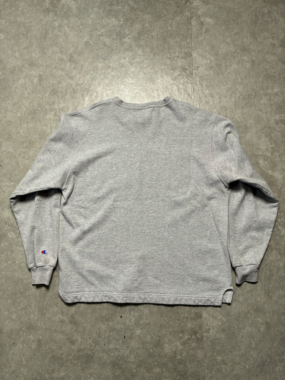 90s Vintage UMKC Roos Champion Grey Crewneck -XL