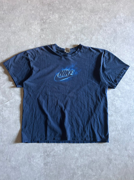 2000s Vintage Nike Flame Navy T Shirt Size XL - | Martin City Vintage
