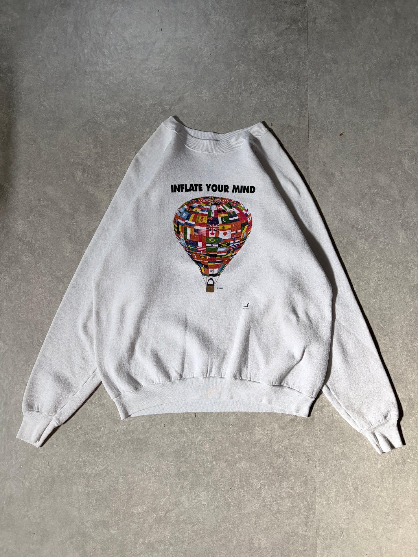 90s Vintage Blow Your Mind International Blimp Crewneck -XXL