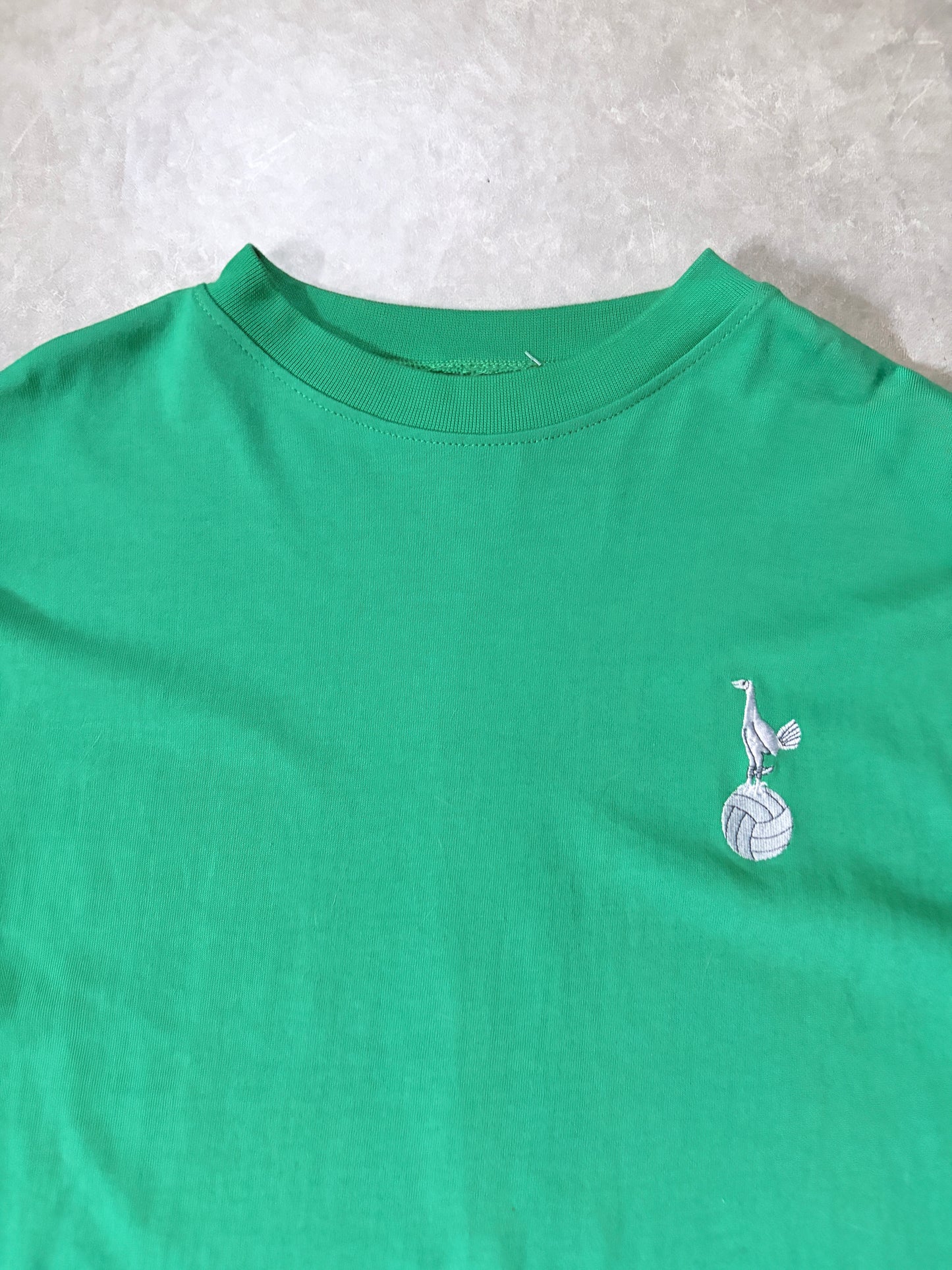 2000s Vintage Tottenham Hotspur Keeper Green Long Sleeve Shirt -L