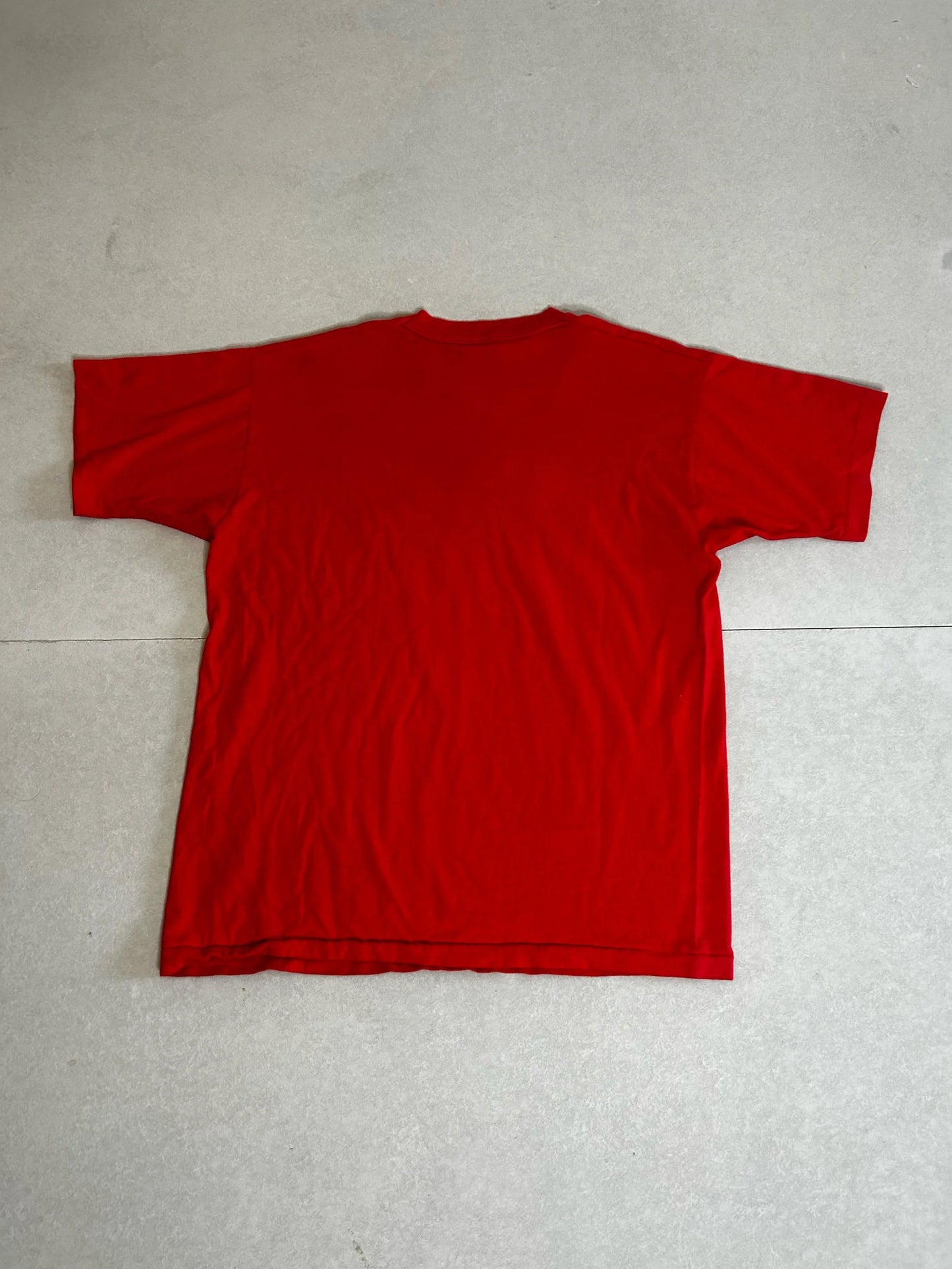 90s Vintage Kansas City Chiefs Embroidered Red T Shirt Size XL - | Martin City Vintage