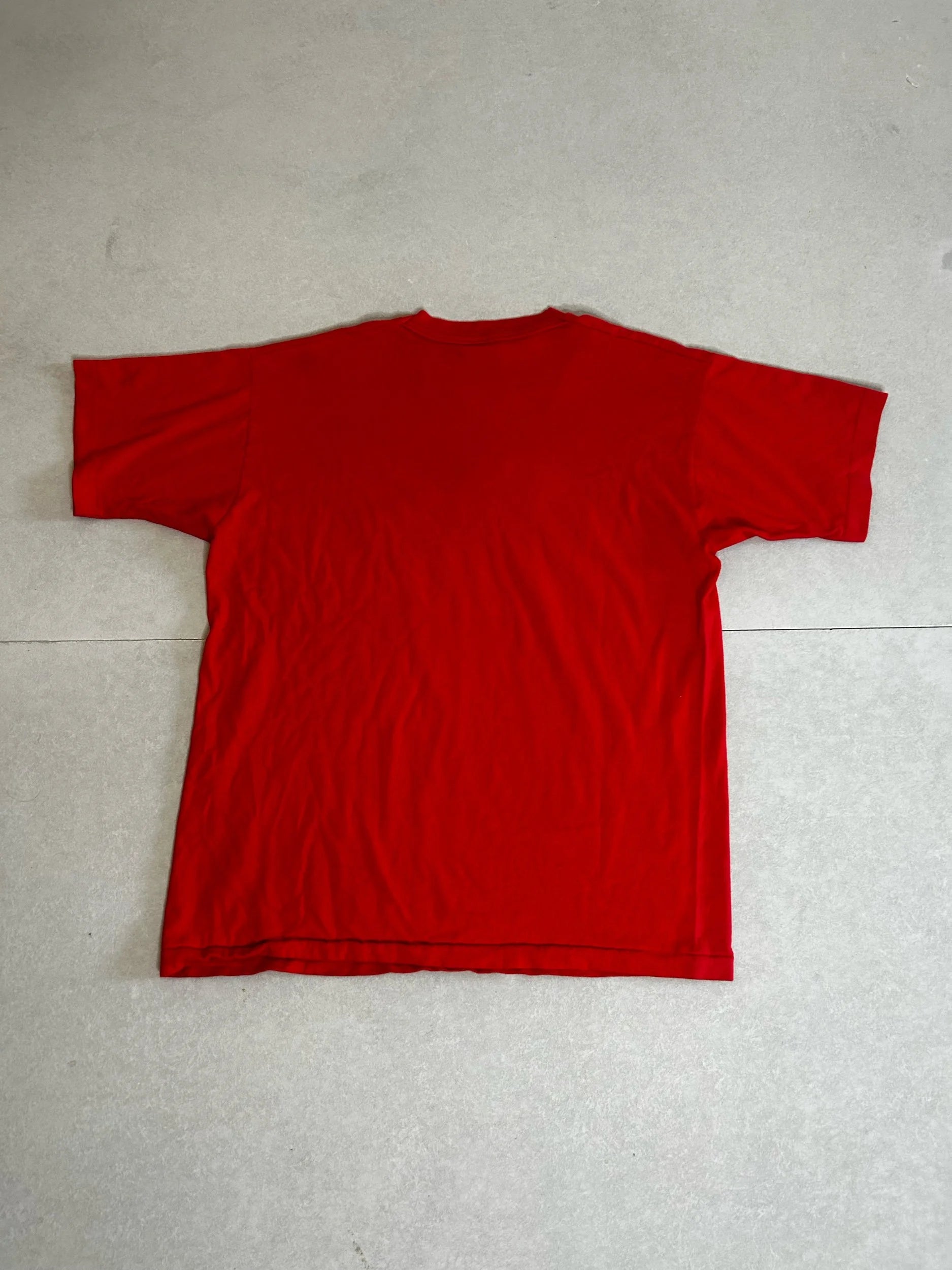 90s Vintage Kansas City Chiefs Embroidered Red T Shirt Size XL - | Martin City Vintage