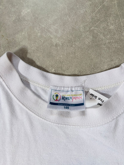 2002 Vintage FIFA World Cup Korea/Japan White T Shirt -L