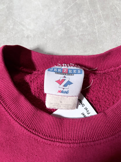 2000s Vintage Oklahoma Sooners Distressed Red Crewneck -XL