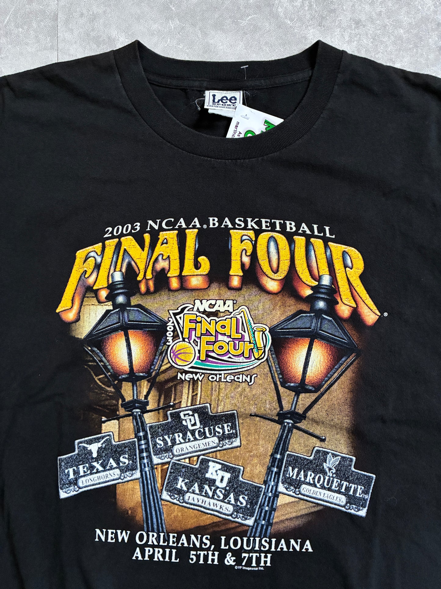 2003 Vintage Final Four March Madness Black T-Shirt -XL
