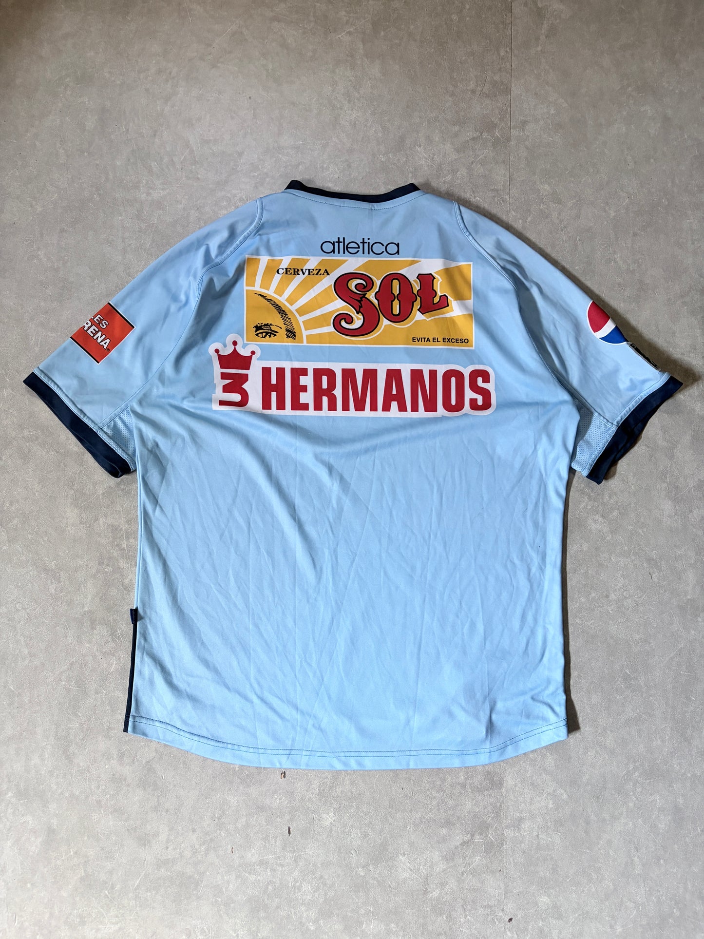 2005 Vintage Puebla FC Atletica Blue Kit -XXL