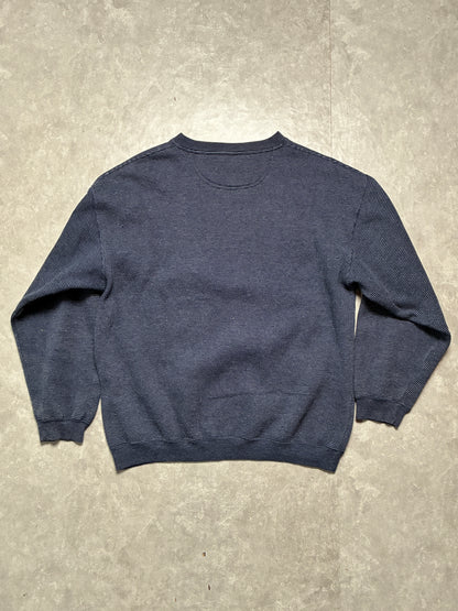 90s Vintage Kentucky Wildcats Embroidered Pro Player Navy Crewneck -L