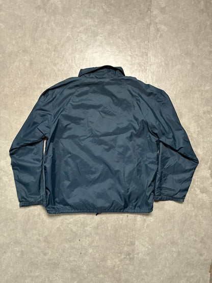 90s Vintage Kansas Jayhawks Navy Bomber Jacket -XL