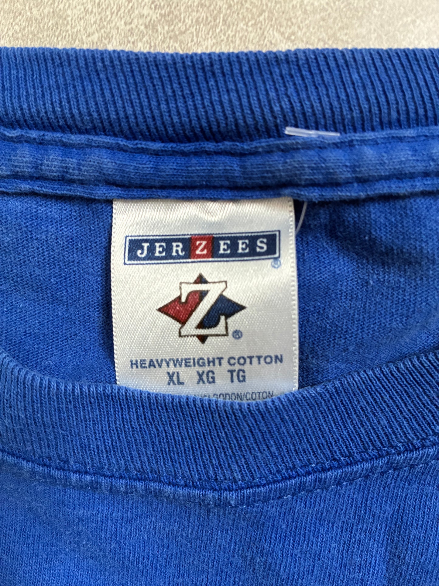 2000s Vintage Kansas Jayhawks Blue T-Shirt -XL