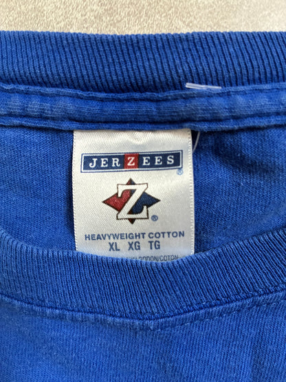 2000s Vintage Kansas Jayhawks Blue T-Shirt -XL