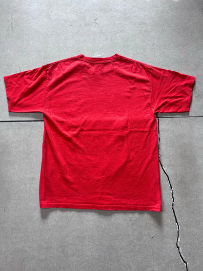 90s Vintage Kansas City Chiefs Athletic Joy Red T Shirt Size L - | Martin City Vintage