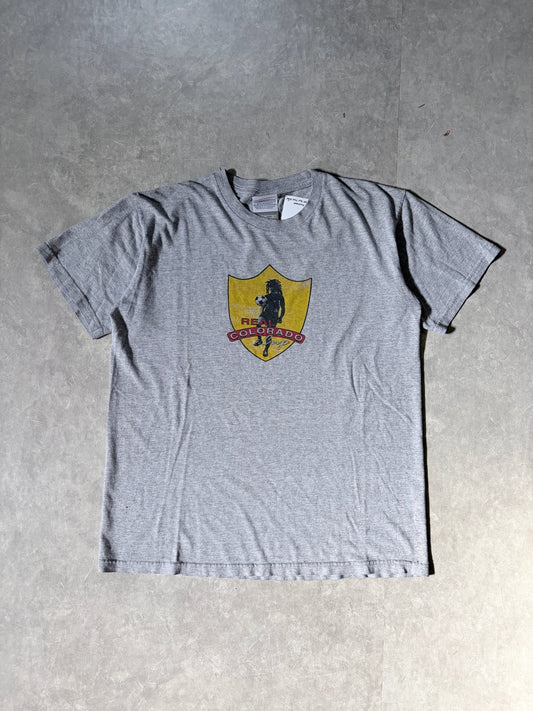 2000s Vintage Nike Soccer Colorado Cup Grey T Shirt -XL - XL | Martin City Vintage
