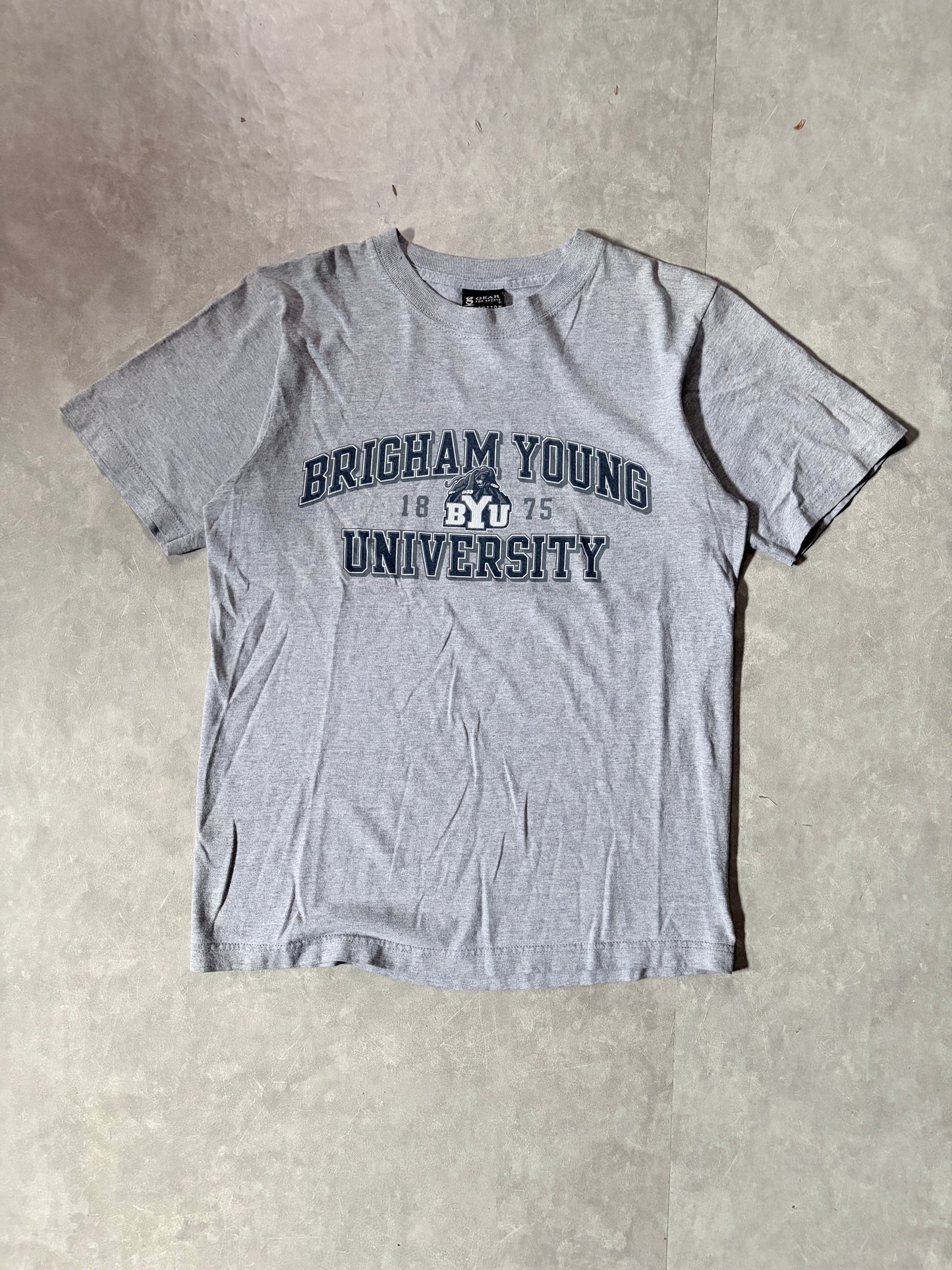 2000s Vintage BYU Cougars Grey T-Shirt -S