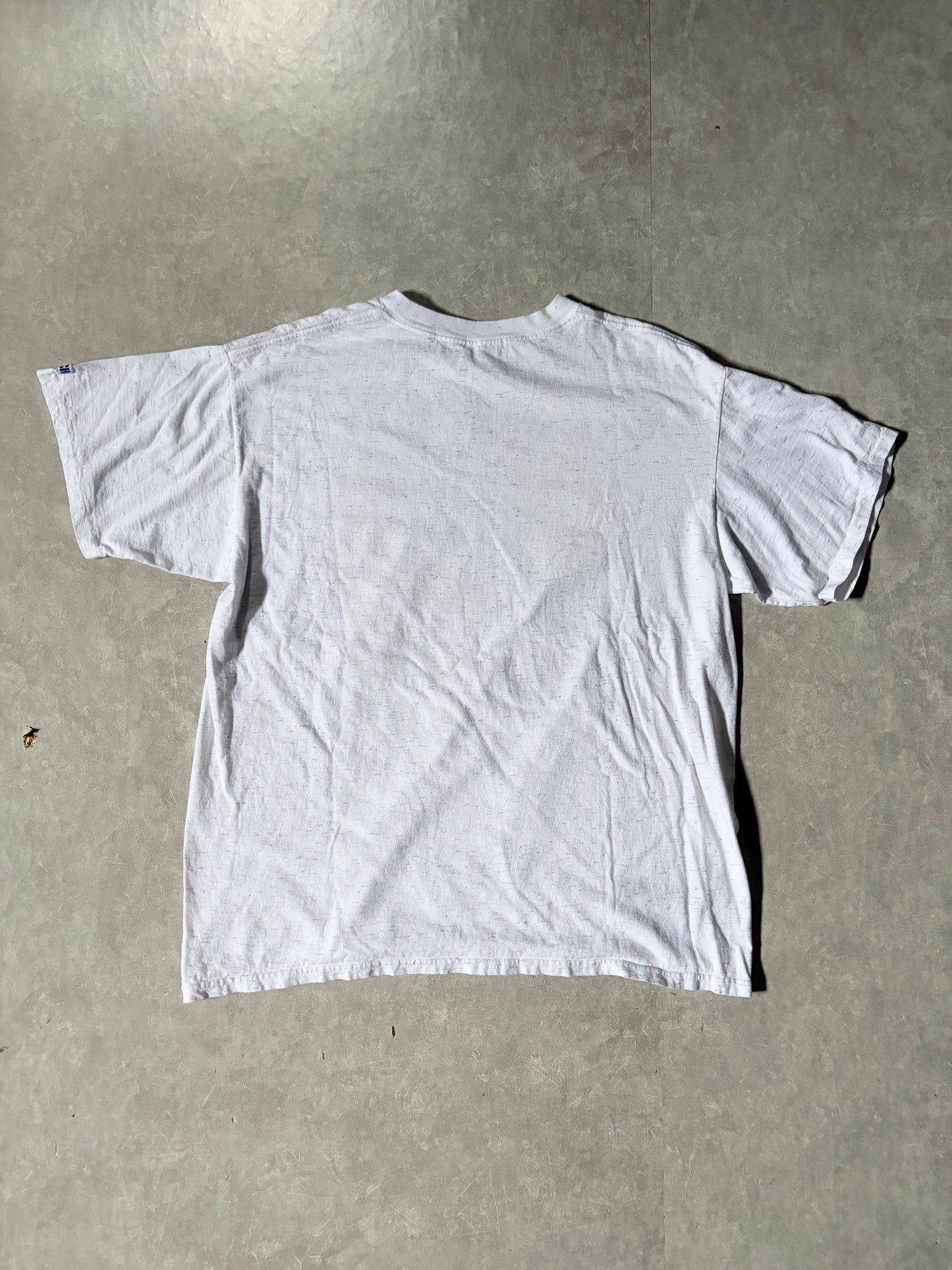 1994 Vintage Arkansas Razorbacks Basketball Final Four White T-Shirt -XL
