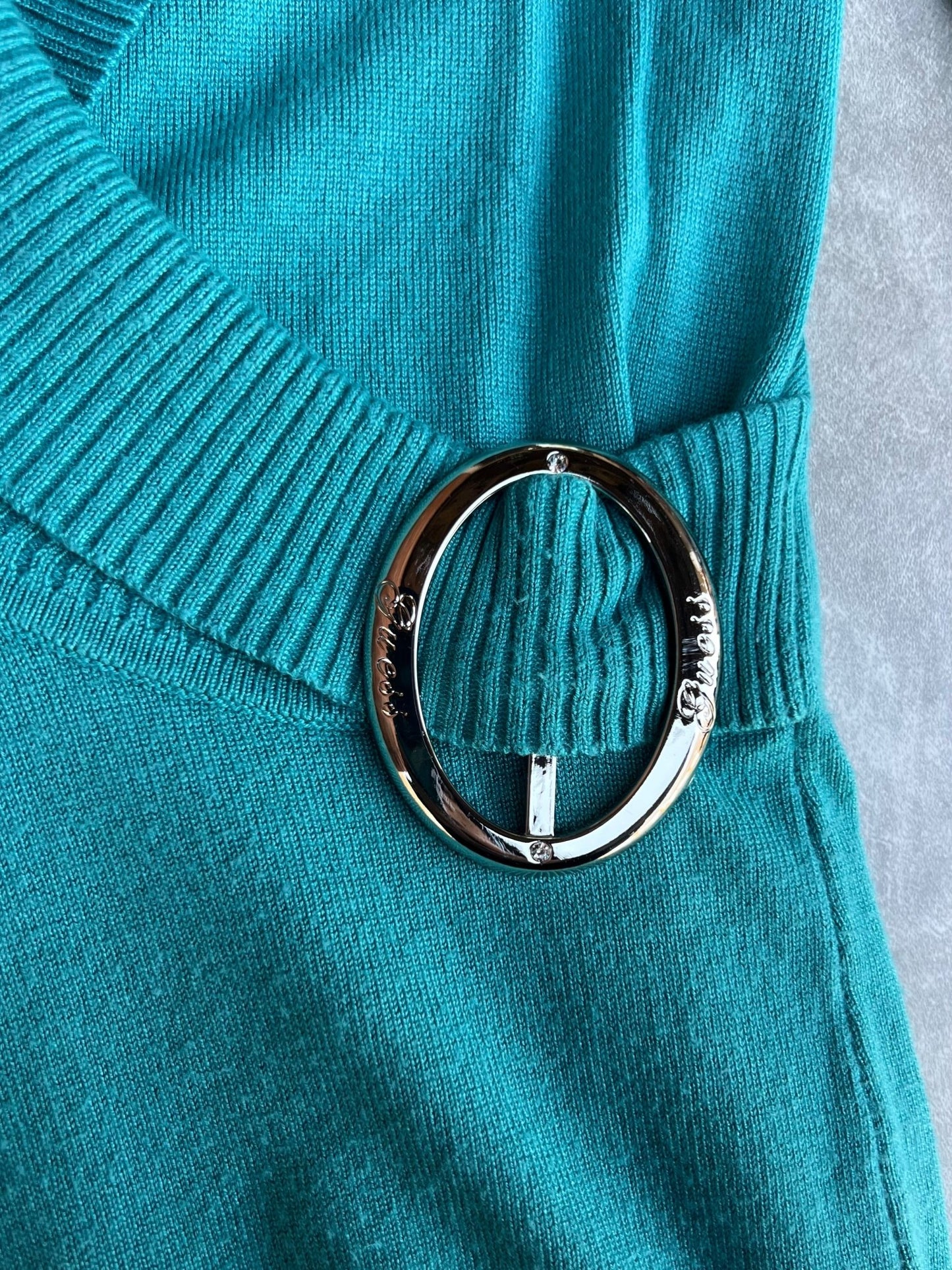 2000s Vintage Guess Teal Blue Sweater Top - S - S | Martin City Vintage
