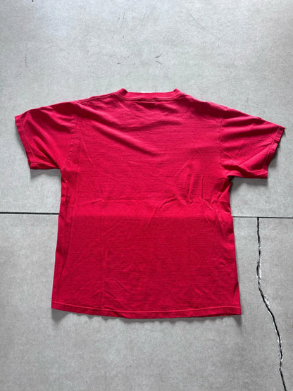 90s Vintage Kansas City Chiefs Logo Athletic Red T Shirt Size L - | Martin City Vintage