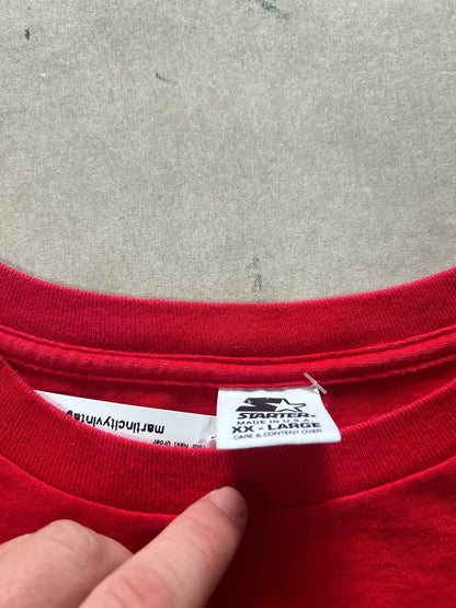 90s Vintage Kansas City Chiefs Starter Star Red T Shirt Size XXL - | Martin City Vintage